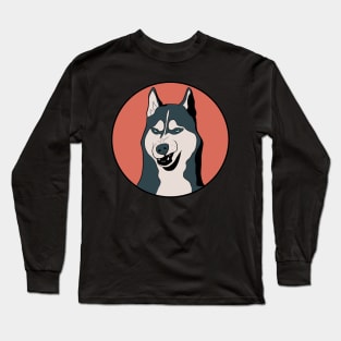 Grumpy Dog - Funny Animal Design Long Sleeve T-Shirt